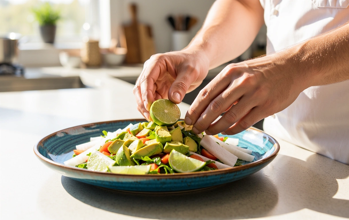 Ingredientes frescos y naturales para una nutrición balanceada